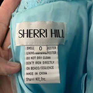 Sherri Hill Blue Prom Dress